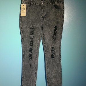 Jack David size 24 black jeans with tag.